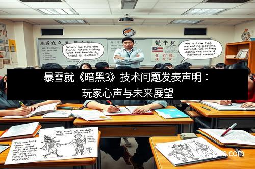 暴雪就《暗黑3》技术问题发表声明：玩家心声与未来展望
